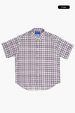 Fray check short sleeve shirt