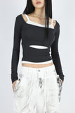 Berry Two Way Open Tee