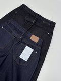 [FW/Brushed Lining] Shinchiback Selvage Wide Denim Pants