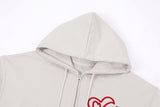 Rubber Stitch Hood Zip-Up