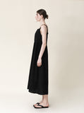 Neillo pintuck sleeveless long one piece