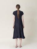 [Premium] Issey Pleated Point Long One Piece