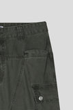 Flat Cargo Washed Pants