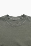 Double washing layered long sleeve