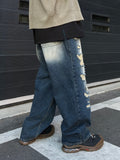 Vintage Scratch Balloon Denim