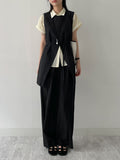Raschel Nylon Wrap Wide Pants