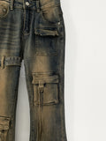 Kaisin y2k cargo bootcut pants