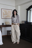 One Pleated Wrinkle Blouse