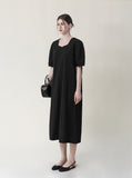 Ana Square Neck Long One Piece