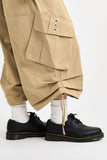 String Balloon Bermuda Pants