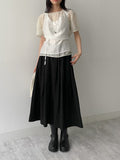 Fiona See-through Round Neck Blouse