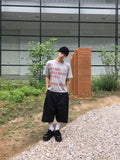 Trying Lettering Crop Short Sleeve T-shirt