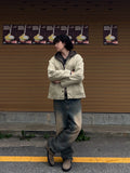 Quadra Pocket Pigment Collar Work Jacket