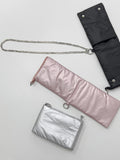 Padded Snap Chain Cross Bag