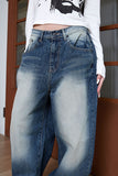 tin brush over denim