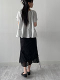 Prin Unbalanced Flare Blouse
