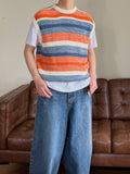 Fresh Stripe Knit Vest