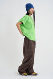 Window check pajama pants