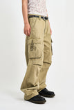 Den Belted Strap Cargo Pants