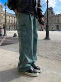 Tune denim wide pants