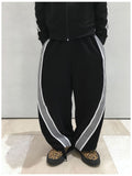 Bant Diagonal Track Wide Sweatpants