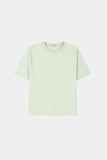 Regular fit cropped short-sleeve T-shirt