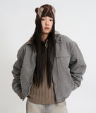 Loco twill work fleece jacket