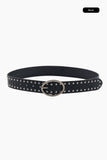 Objet oval stud belt