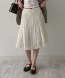 Wrinkle Mermaid Midi Skirt