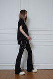 tight boots-cut jeans
