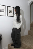 Pale drape top