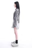 DRAPE STRAP NECK TEE