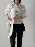 Rio Poplin Wrap Loose Fit Shirt