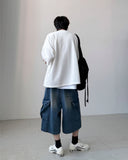 Mag Bermuda Cargo Denim