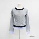 Sally Layered Shirt Cardigan