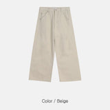 Line Cotton Pants