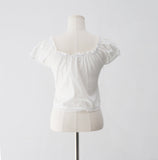 Arora shirring ribbon t-shirt