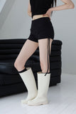 simple long rain boots