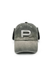 VINTAGE WASHED FUR TRAPPER BALL CAP