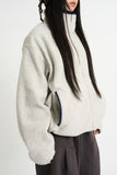 Naid fleece zip-up jumper