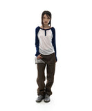 Henley Raglan Long Sleeve