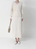 [Premium] Penny Whole Garment Wool Skirt