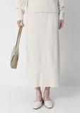 [Premium] Penny Whole Garment Wool Skirt