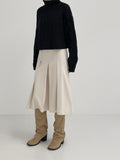 Jessie Brushed Pleated Skirt