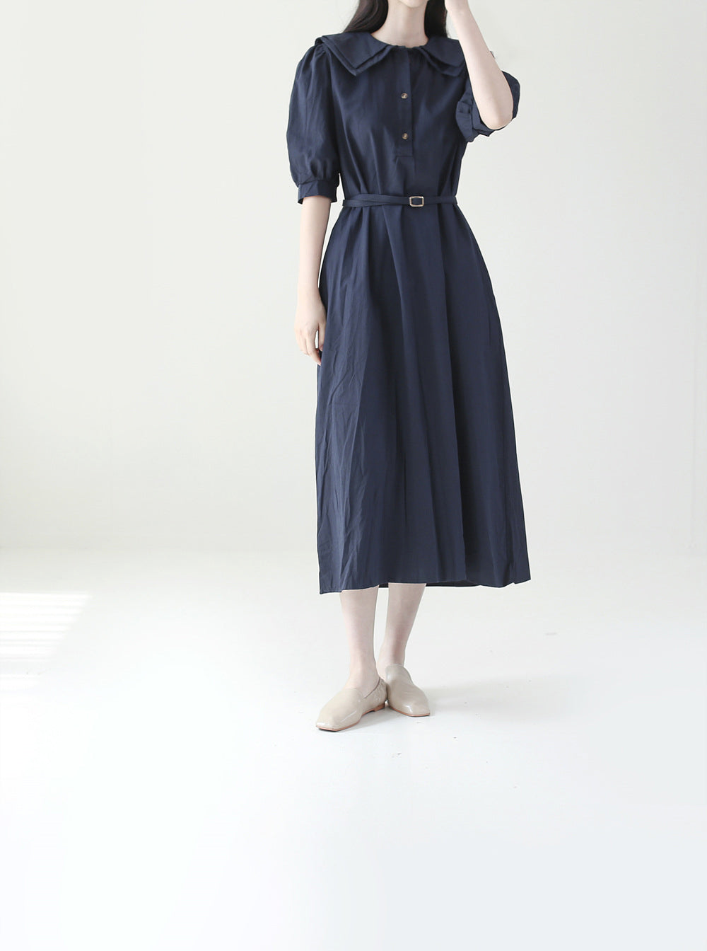 【THE MOZZ】Sloan Cape One Piece THE MOZZ (ザモズ) - スローンケープワンピース / Sloan Cape