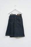 (W) Osaki Pleats Denim Skirt