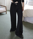 O-ring wrap slacks pants