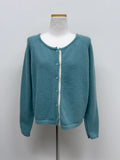 Rise Crop Knit Cardigan