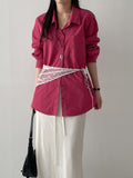 Kelly Satin Banded Long Skirt