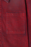Off Velvet Denim Cropped JK